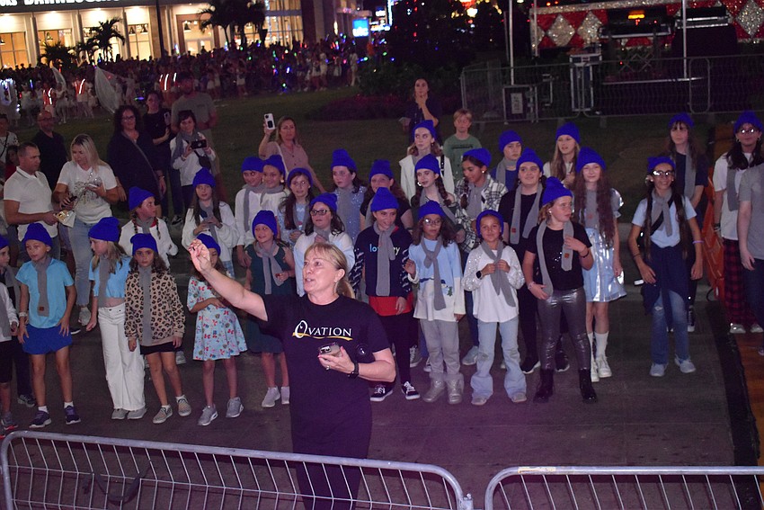 Ovation School of Musical Theatre performed in the parade.