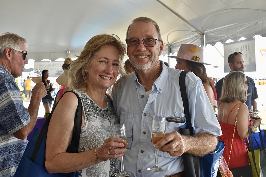 Leigh and Bob Simons have been attending the Suncoast Food & Wine Fest since it was first held at the Sarasota Polo Club.