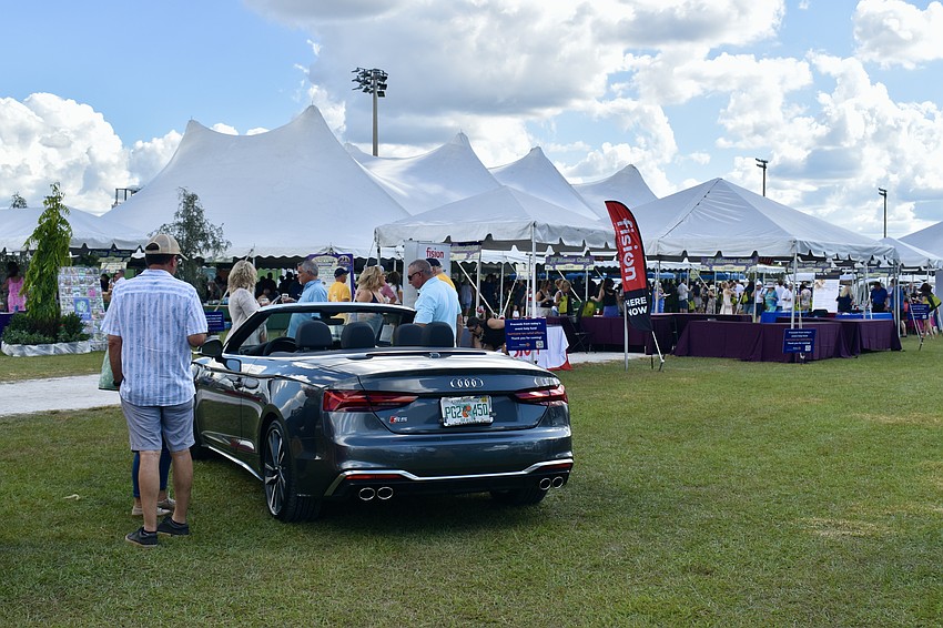 As sponsors of the event, Audi Sarasota and Suncoast Porsche put some cars on display.