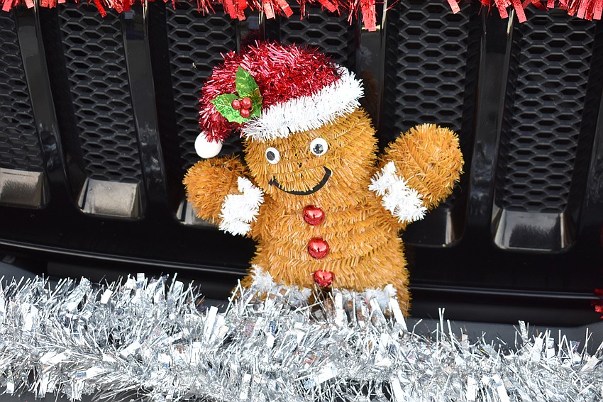Everywhere you looked during the parade was something that would make you smile, including this gingerbread man on a float.