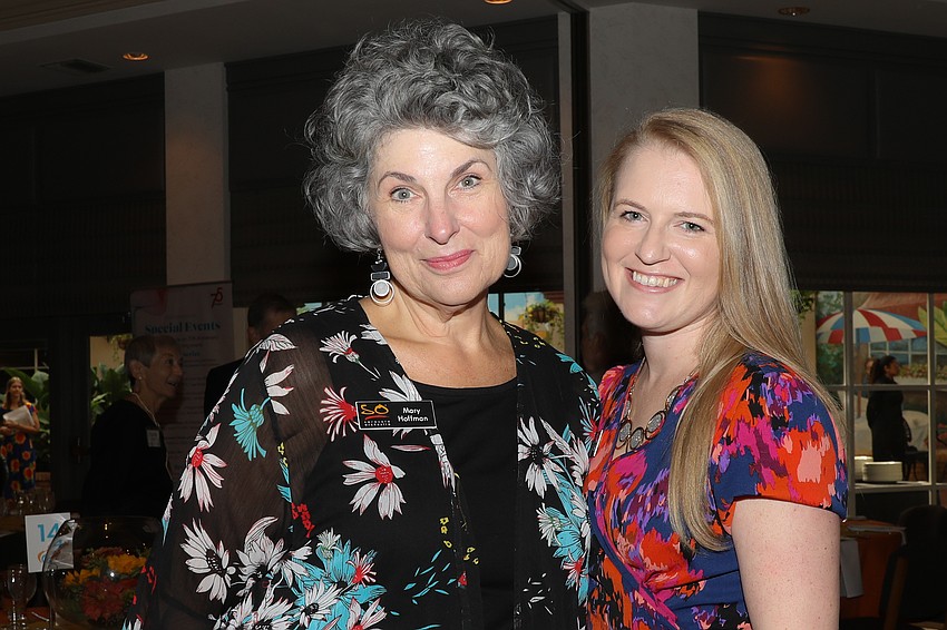 Director of Donor Engagement, Individual & Special Events, Mary Hoffman, and Nicole Eibe, VP of advancement and strategic initiatives.