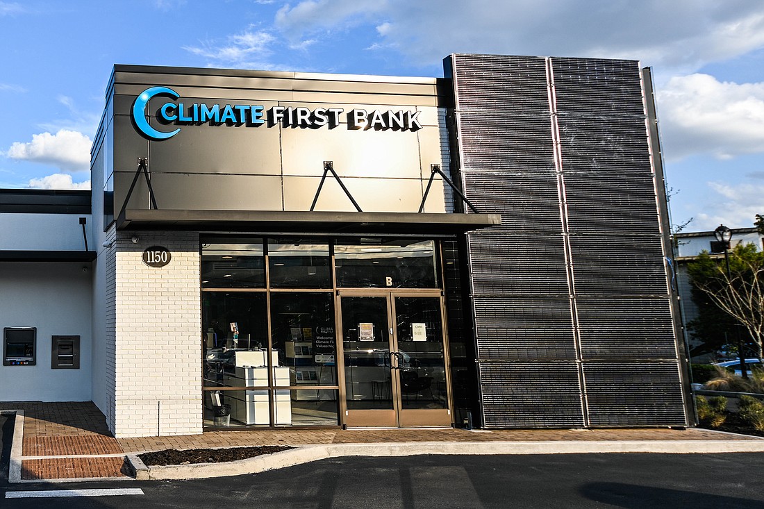 Climate First Bank completed sustainable retrofits to its Winter Park branch, at 1150 S. Orlando Ave.