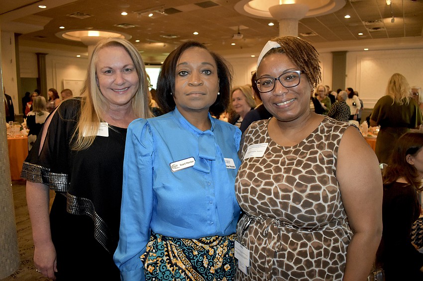 Brena Slater and Jacqueline House of The Safe Children Coalition and Shavonne Sams of Truly Valued