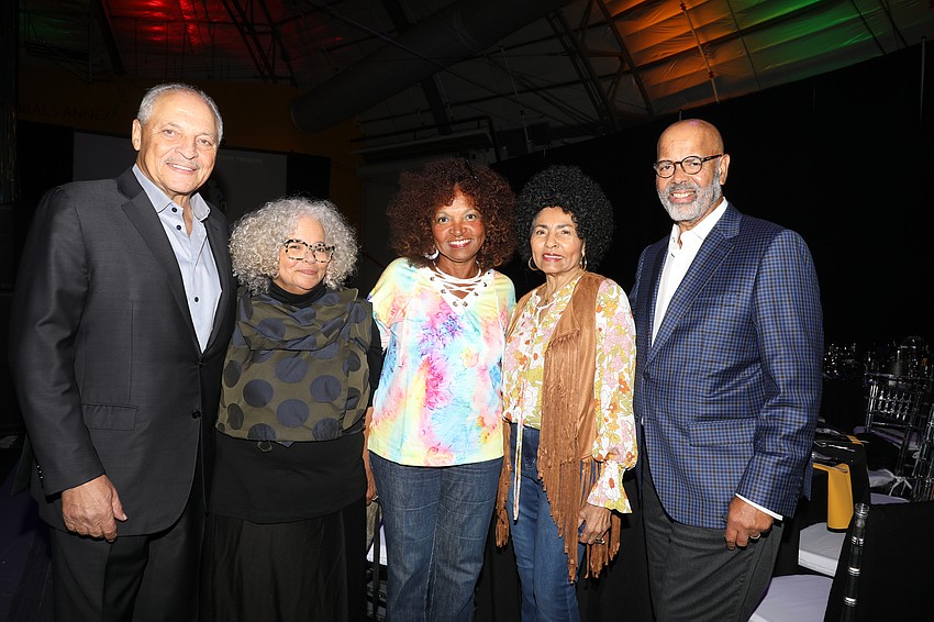 Board member John Maupin, Margaret Hurst, Stephanie Bailey, Eilene Maupin and Peter Hurst.