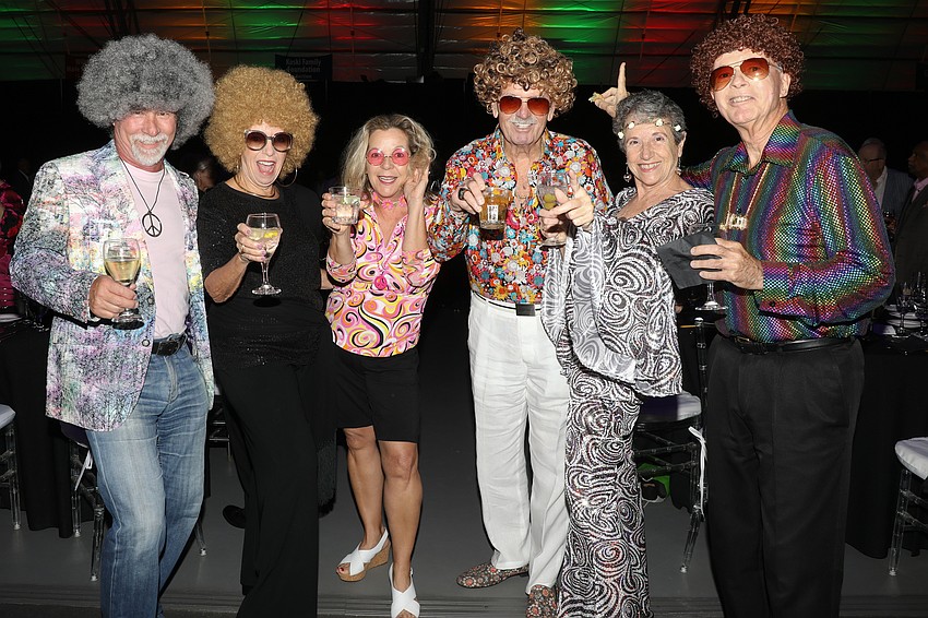 Greg Martin, Rose Prato, Terri Martin, Louie Prato, and Carole and John McDermott