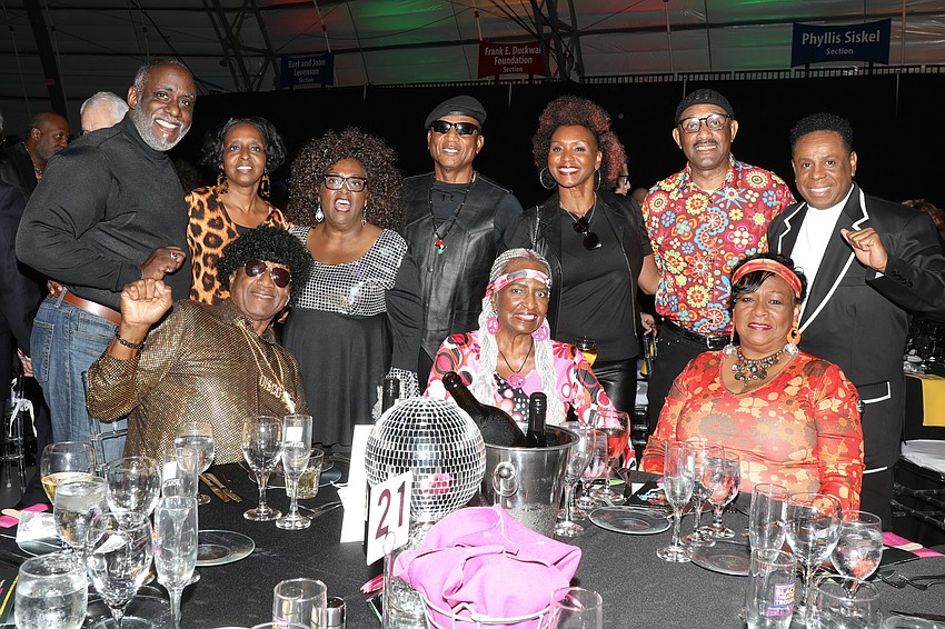 Front: Lee Rainer, Netta Burks and Minnie Roberts. Back: Robert Brooks, Rosalyne Brooks, Lydia Rainer, Timothy and Simone McKeither, Justus Roberts and Founder and Artistic Director Nate Jacobs.