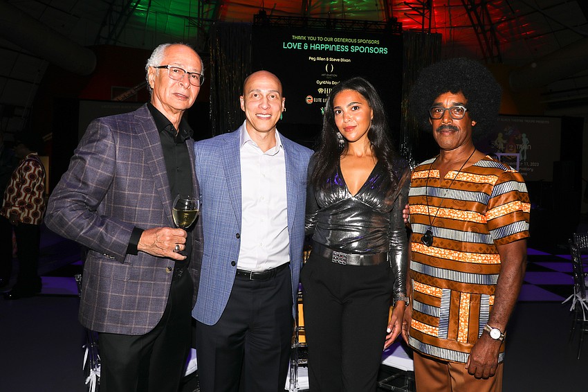 Sam Scott and Kyle and Ashley Wiliams with Doug Anderson