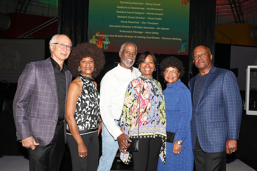 Sam Scot, board member Dona Scott, Greg and board member Kim Parris, and Rosa and Willie Stanfield