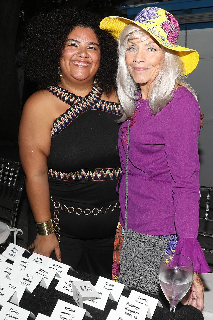 Regina Belvin, development associate, and prop master Annette Breazeale