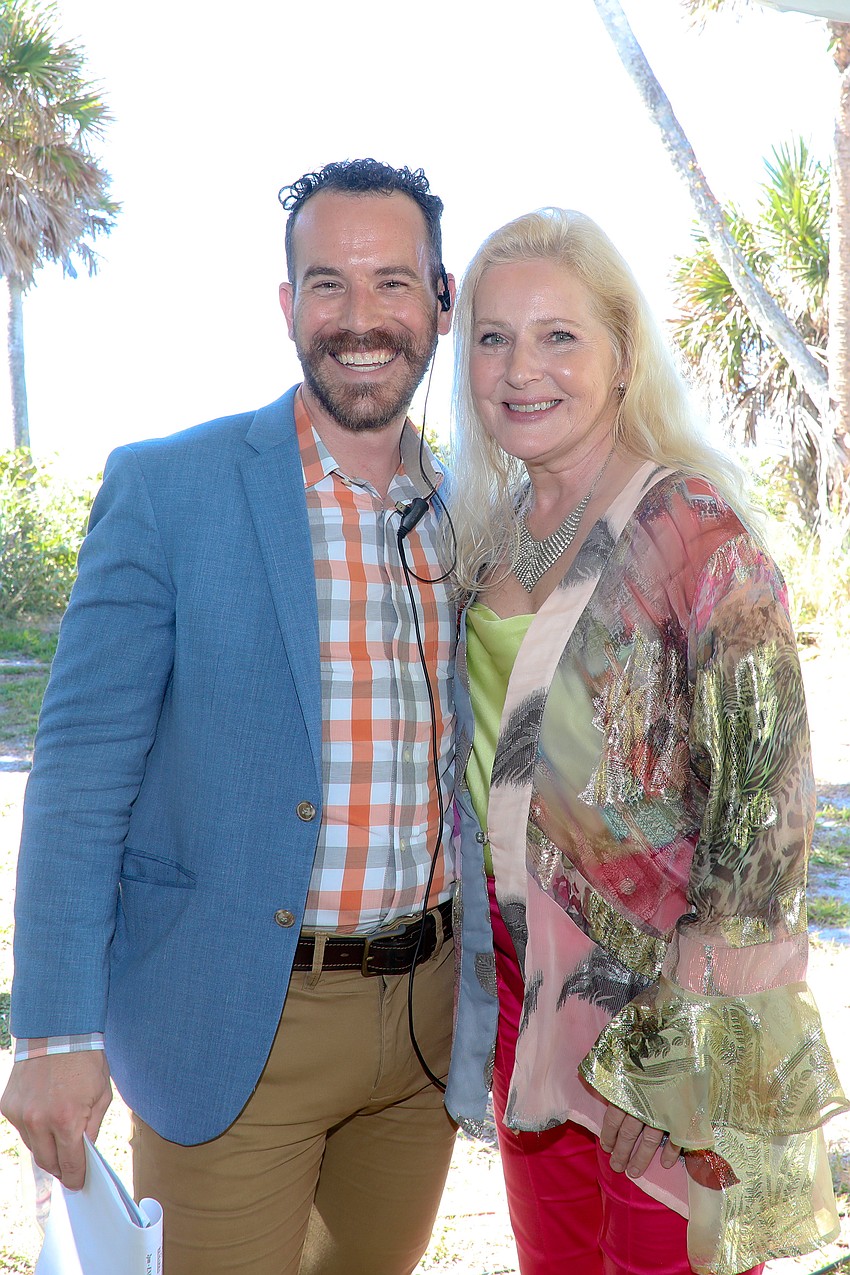 Program Director James Monaghan and fellow Dorothy Lawson