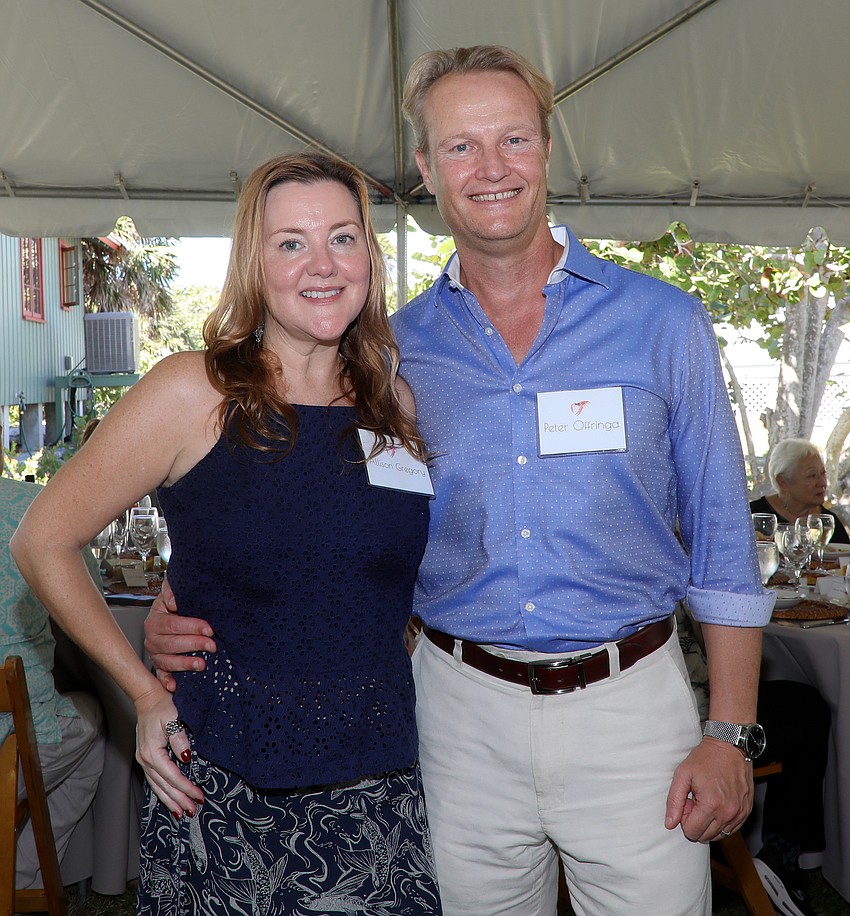 Second-time attendees Allison Gregory and Peter Offringa look forward to the event's programming.
