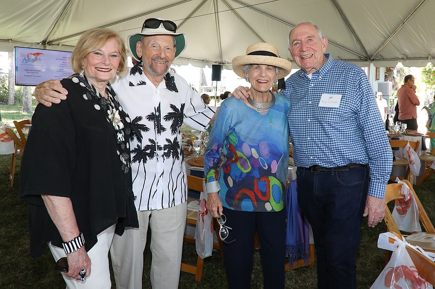 Board member Ellen Berman with Richard Olin, Nancy Schlossberg and Roy Cohen