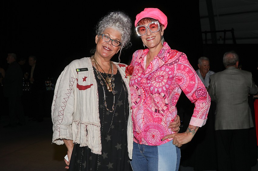 Michael's On East's Tracey McCammack with  Sharon Kunkel