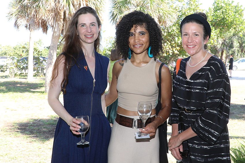 Hermitage fellows Emi Ferguson, Kirya Traber and Emily Nemens