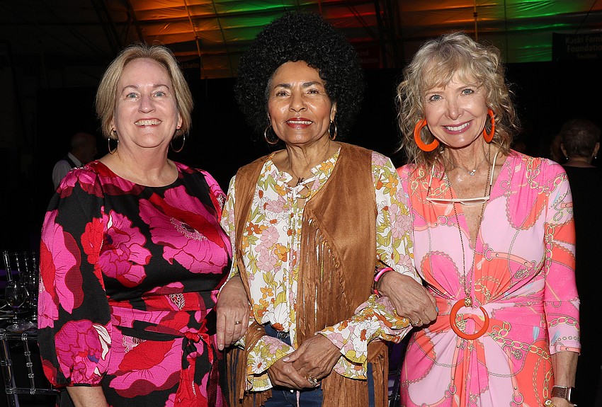 Executive Director Julie Leach stops for a photo with Co-chairs Eilene Maupin and Charlie Ann Syprett.