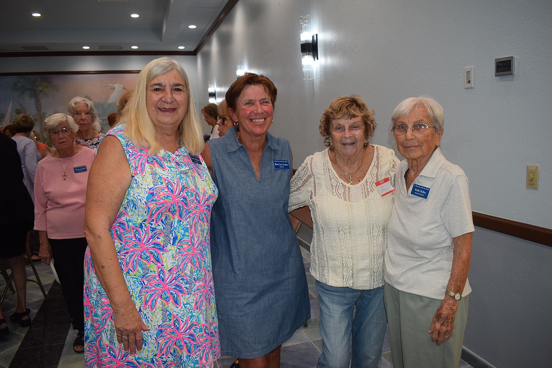 Ginny Akhoury, Mary Lou Ivaska, Elaine Buckley and Stella Kelley