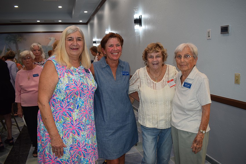 Ginny Akhoury, Mary Lou Ivaska, Elaine Buckley and Stella Kelley