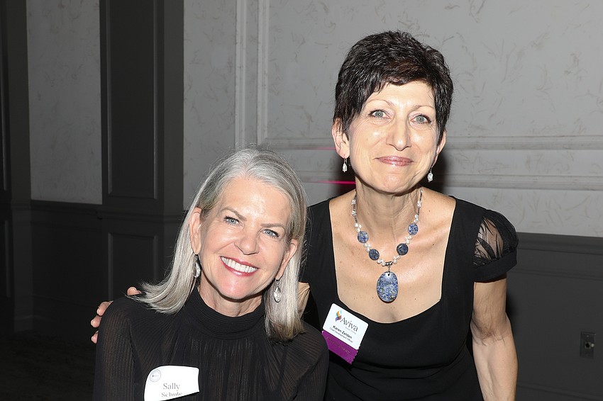 Sally Schule with Chief Development Officer Karen Zelden