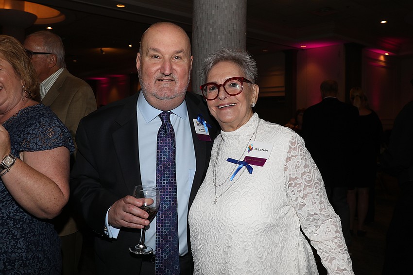 President and CEO Jay Solomon with Iris Starr