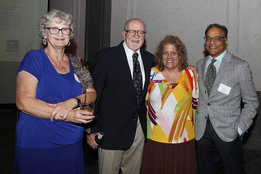 Kathy and Paul Easley with Maria Leonardo, and Bal Agrawal