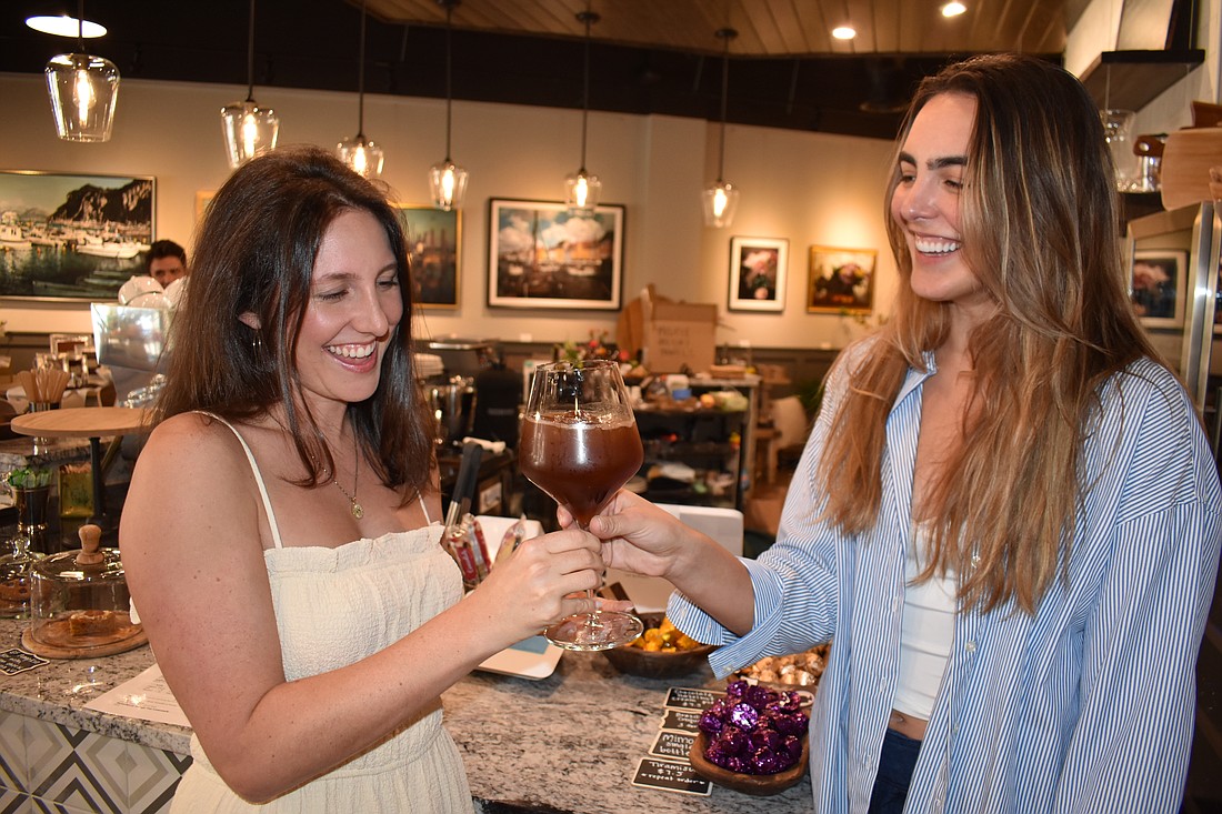 Samantha Albano (left) and Gabriella Moss (right) are young entrepreneurs who are both driven to succeed.