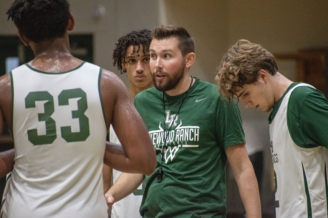 Jake Baer said his goal is to reestablish a strong culture within the Lakewood Ranch High boys basketball program.