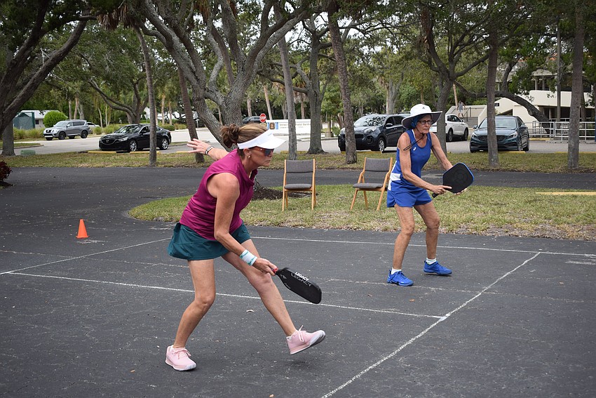 Tina Lickey and Terri Noyes