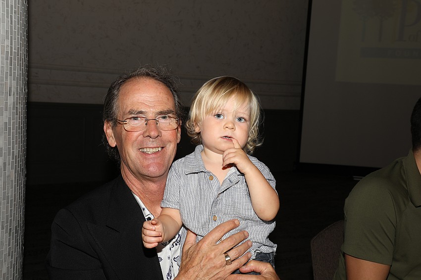  Jagger enjoys a formal luncheon with his opa, Terry McGannon