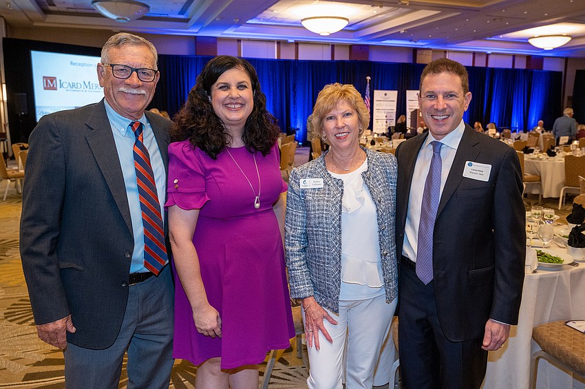 Jack Bispham, Christine Robinson, Kathy Collums and Lance Karp