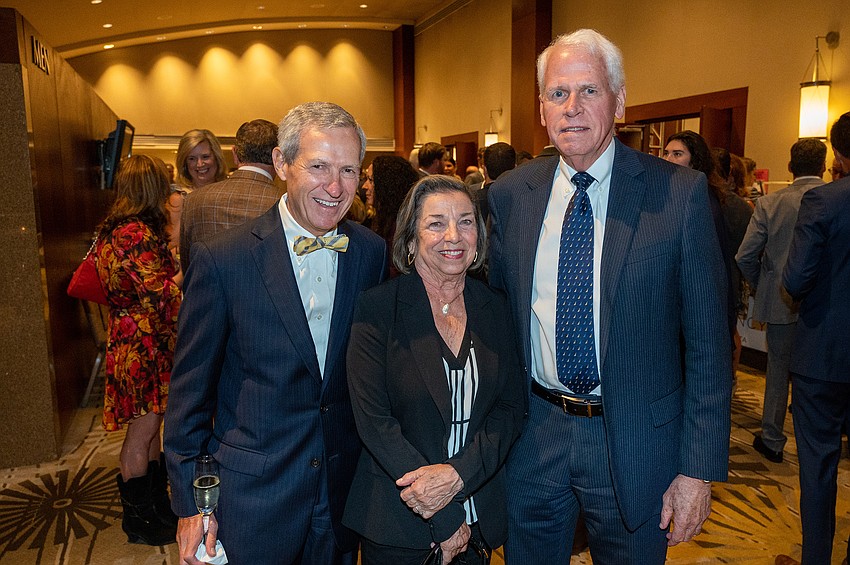 Mike Hartinstine with Nancy and Dan Bailey