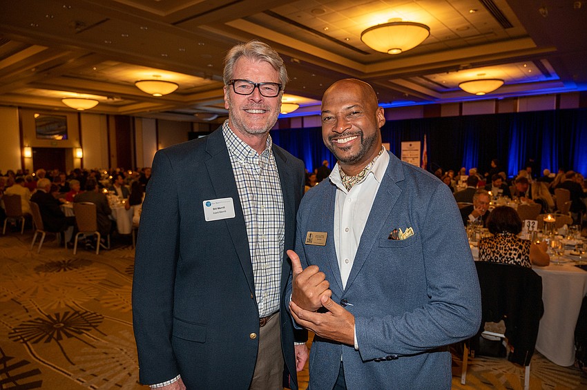 Bill Merrill and Sarasota City Commissioner Kyle Battie