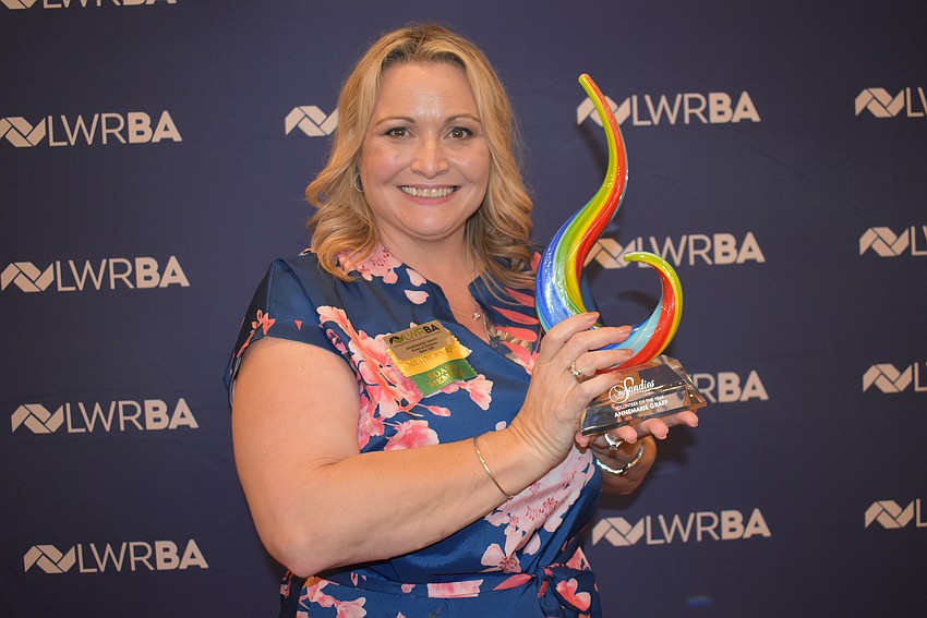 AnneMarie Graff of Bank OZK took down the biggest Sandies award by being named the Volunteer of the Year.