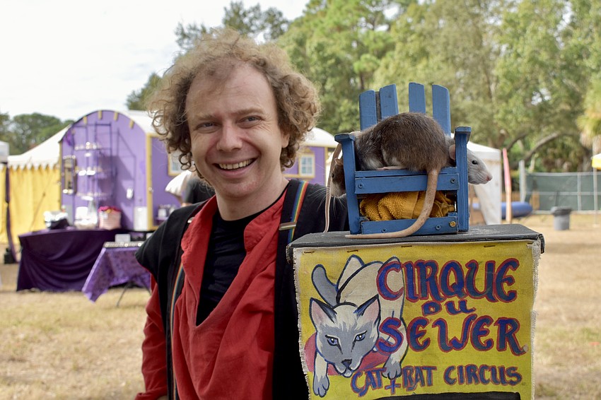 Vitaliy Volpert provided the Cirque de Sewer cat and rat circus show.