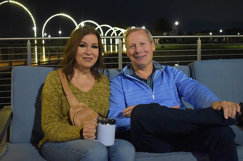 Melanie Alsum and Jim Hannigan are regulars at Waterside Place.