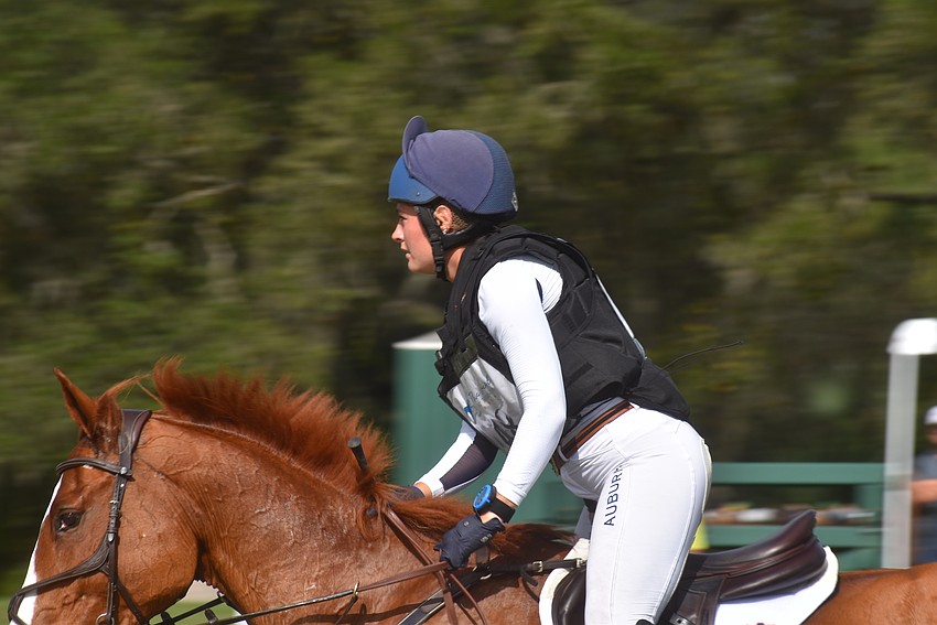 Hayden Wathen of Auburn University zips past on Contestor during The Event at TerraNova.