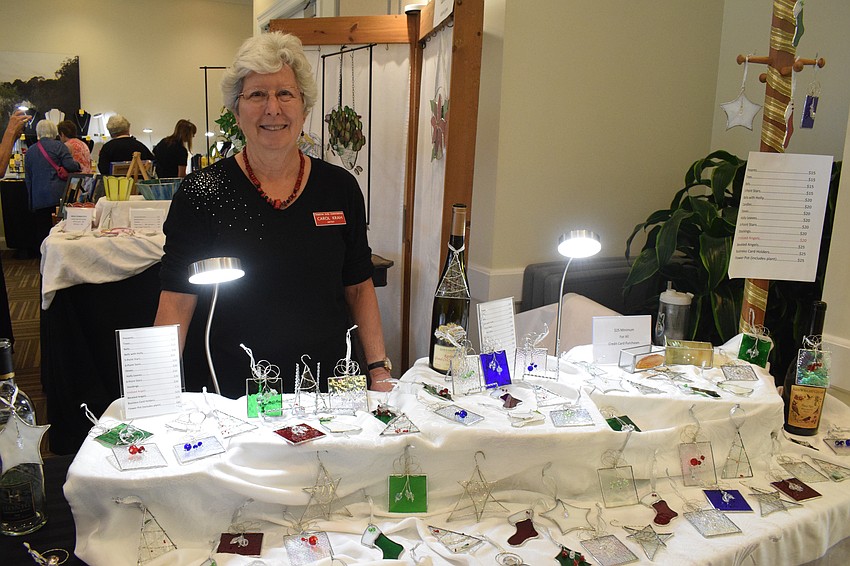 Lakewood Ranch's Carol Krah, who is the president of the Creative Arts Association of Lakewood Ranch, has been creating stained glass artwork for more than 30 years. 