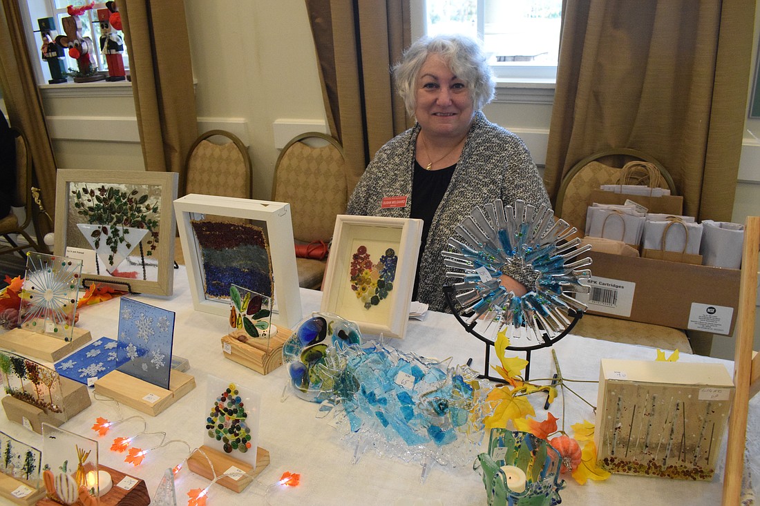 Lakewood Ranch's Susan Melgaard participates in her first Creative Arts Association of Lakewood Ranch Fall Art Show and Sale. "It's great to work with all the different artists and see all the different creativity everyone has," she says.