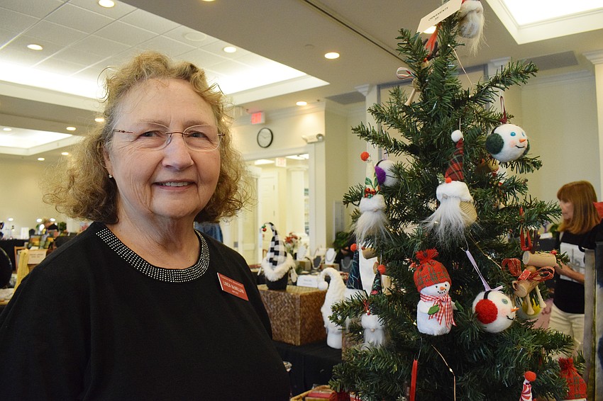 Polo Run's Linda McMillan is always crafting and sewing. She loves to give her crafts as Christmas gifts.