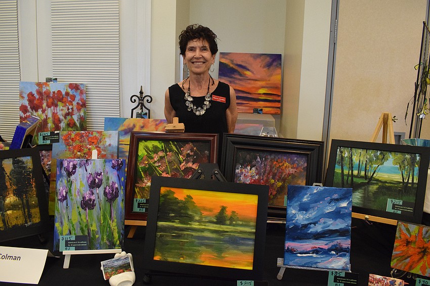 Lakewood Ranch's Paula Colman has been painting with oils for 12 years. She has become more interested in painting water and sunsets.