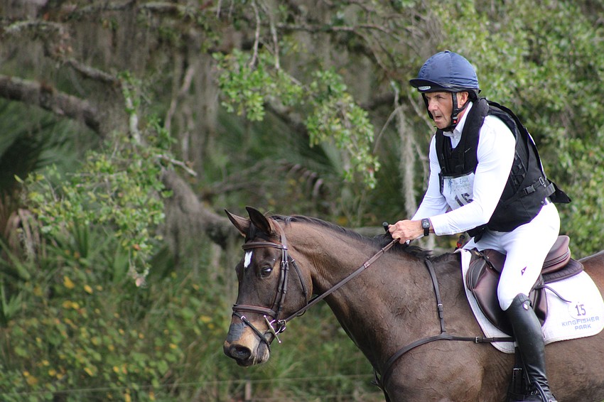 Australia's Hugh Wrigley is 59 but still going strong aboard Santos in The Event at TerraNova on Saturday.
