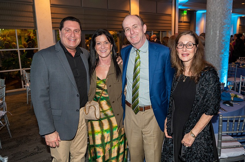 Drs. Lou and Rebecca Cohen with Greg Band and Lori Brand