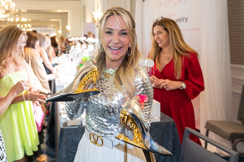 Chrissy Albice won for best shoes of the day.