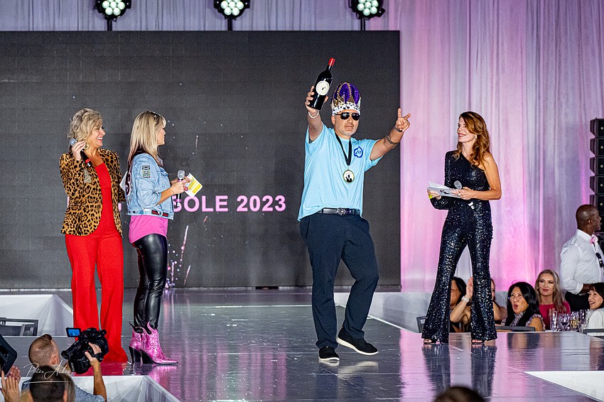 Matt Rode,  winner of King of Sole for the most donations raised for Forty Carrots.