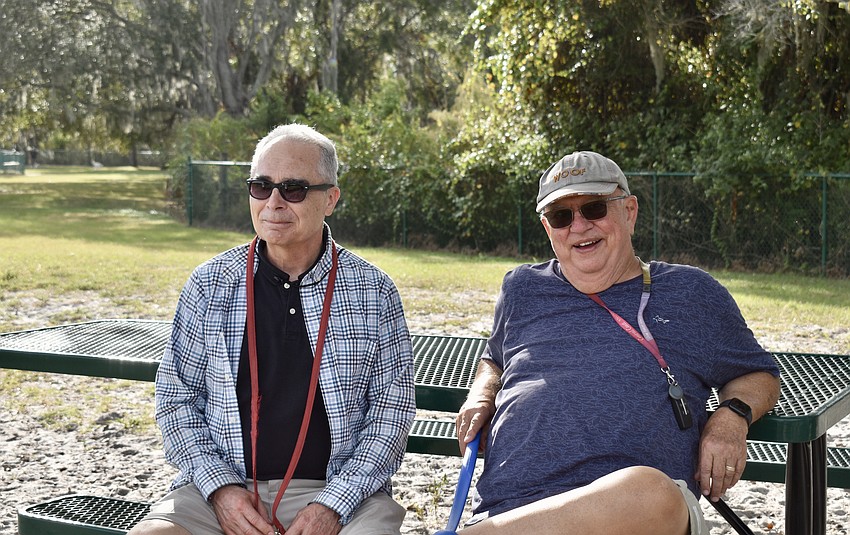 Bruce Baldwin and Bill Musgrave say the Greenbrook Adventure Dog Park is the best around.