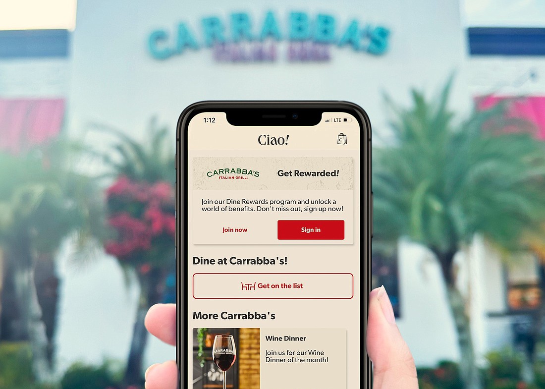 Carrabba's will give away free dessert when you download its new app.