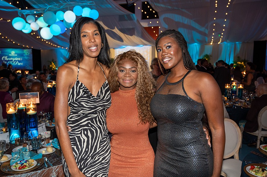 Samantha Gholar, Tiara Holmes and Asha Griffith