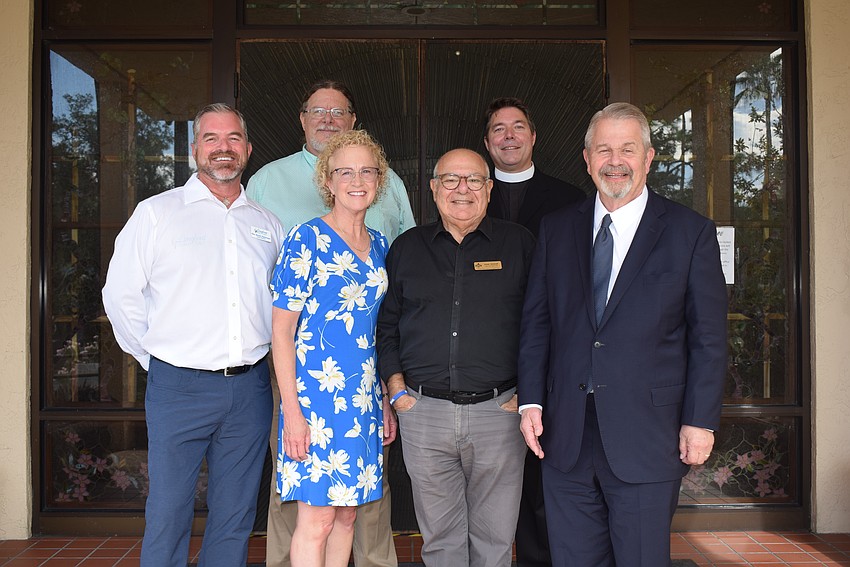 Rev. Brock Patterson, Rev. Jeffrey Nunes, Rev. Julia Piermont, Issac Azerad, Rev. David Marshall and Rabbi Stephen Sniderman
