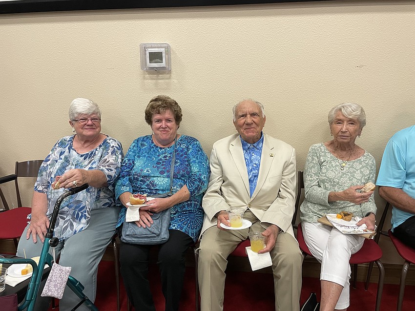 Marilyn Elfers, Helen Shiffer, Salvino Bizzarro and Mary Schultz