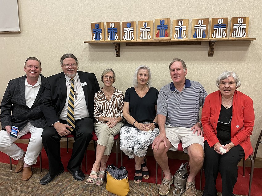Michael Nunes, Rev. Jeffrey Nunes, Barbara Price, Sandra Johnson, David and Jan Stone.
