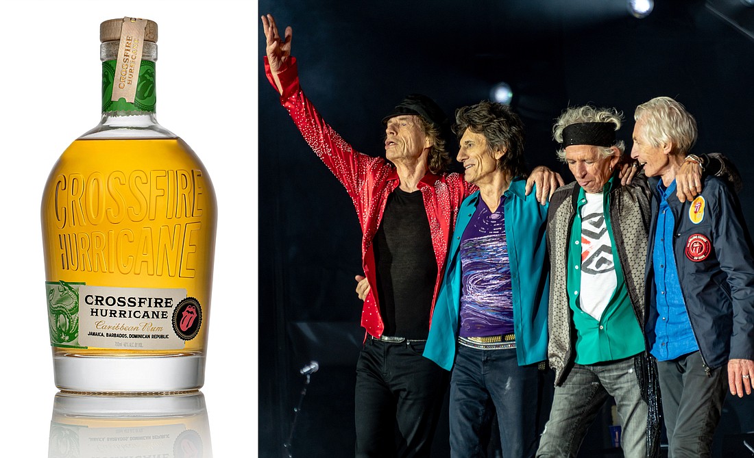 The Rolling Stones debut Crossfire Hurricane Rum, a premium spirits brand in partnership with Universal Music Group and Socio Ventures.
